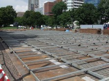 ８丁目準備作業