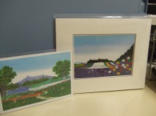 幻想画とポストカード