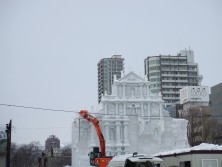 雪像解体２