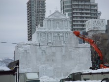 雪像解体３
