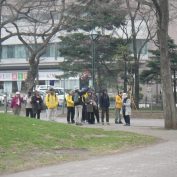 研修を受けるガイドさんたちの様子