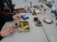 作品作りの様子