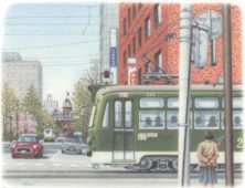 鈴木周作の札幌市電の新作ポストカードの画像